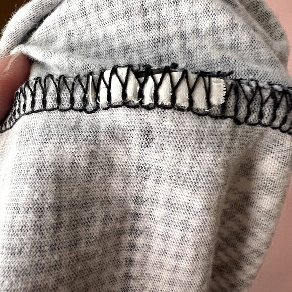 Edgar and Ash Scoop Neck Grid Pattern Short Sleeve Retro T-shirt Size Medium - Picture 2 of 8